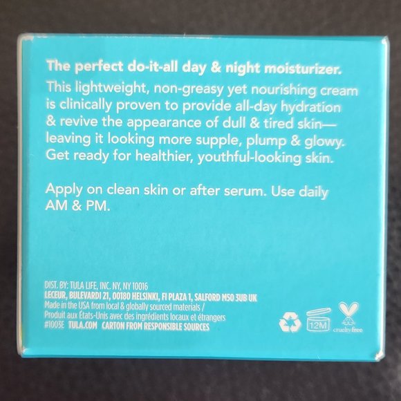 TULA 24/7 Hydrating Day & Night Cream - Anti-Aging Face Moisturizer|*ANTI-AGING* - Picture 7 of 9